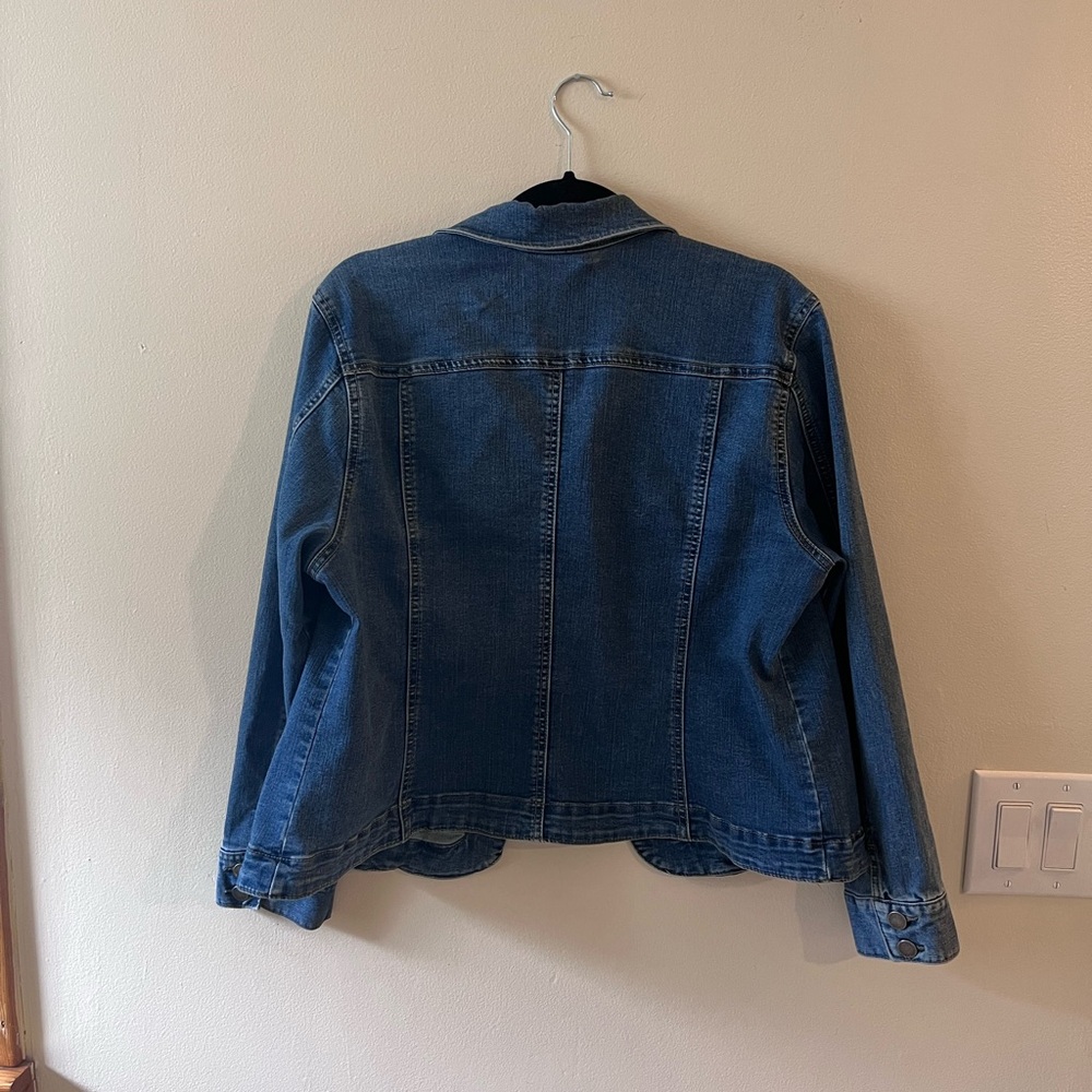Charterclub Jean Shop Women’s PXL denim jacket - Picture 3 of 8